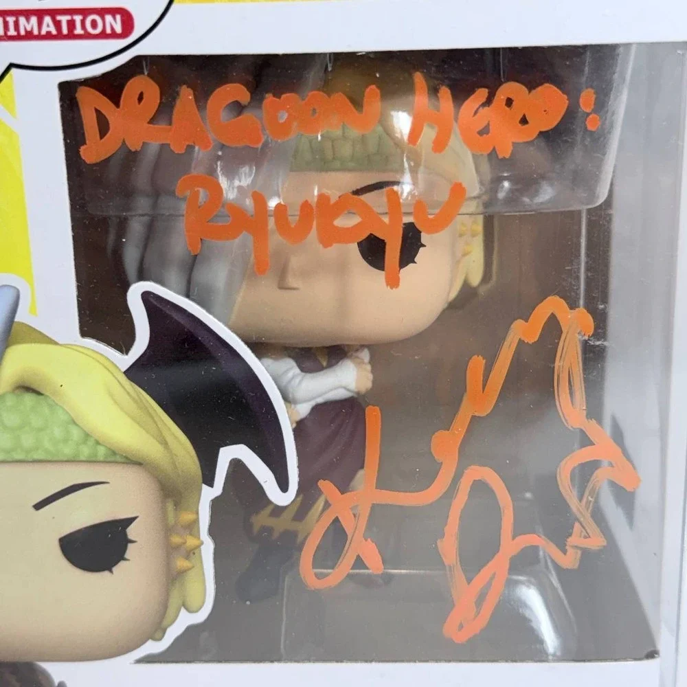 Funko Pop Ryukyu 1007 My Hero Academia Signed Katelyn Barr COA Inscribed